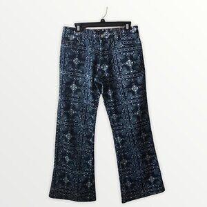 Whittall & Shon Bohemian Tailored  Wide Leg Jeans